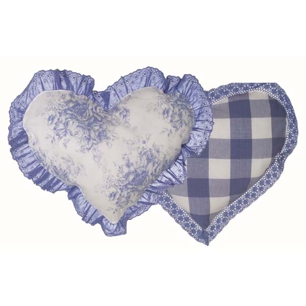 Cuscino floreale a cuore 50x40cm