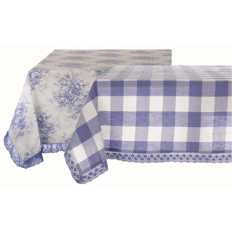 Tovaglia floreale 150x180cm 100%cotone