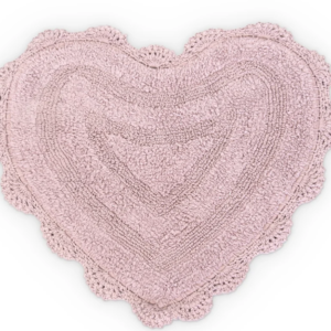 Tappeto Leyla cuore rosa